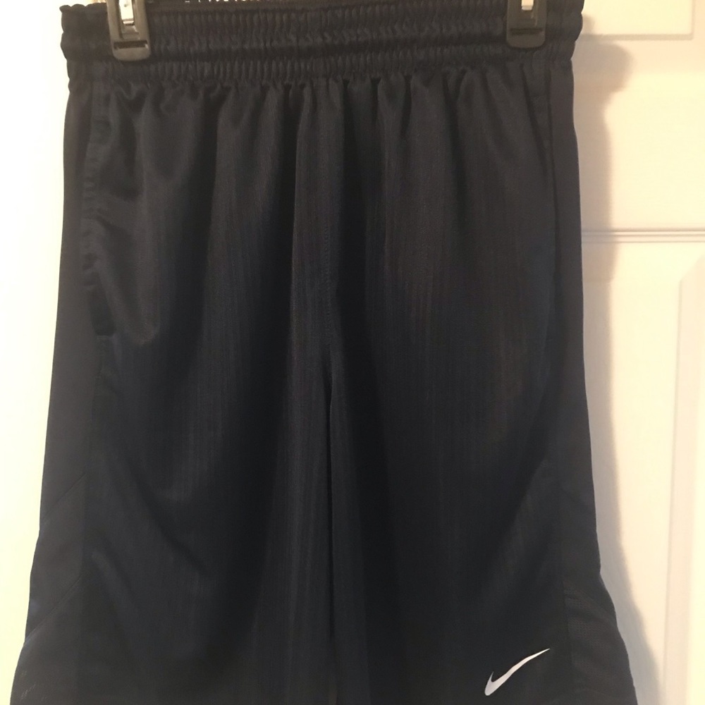 Mens Nike athletic shorts navy blue